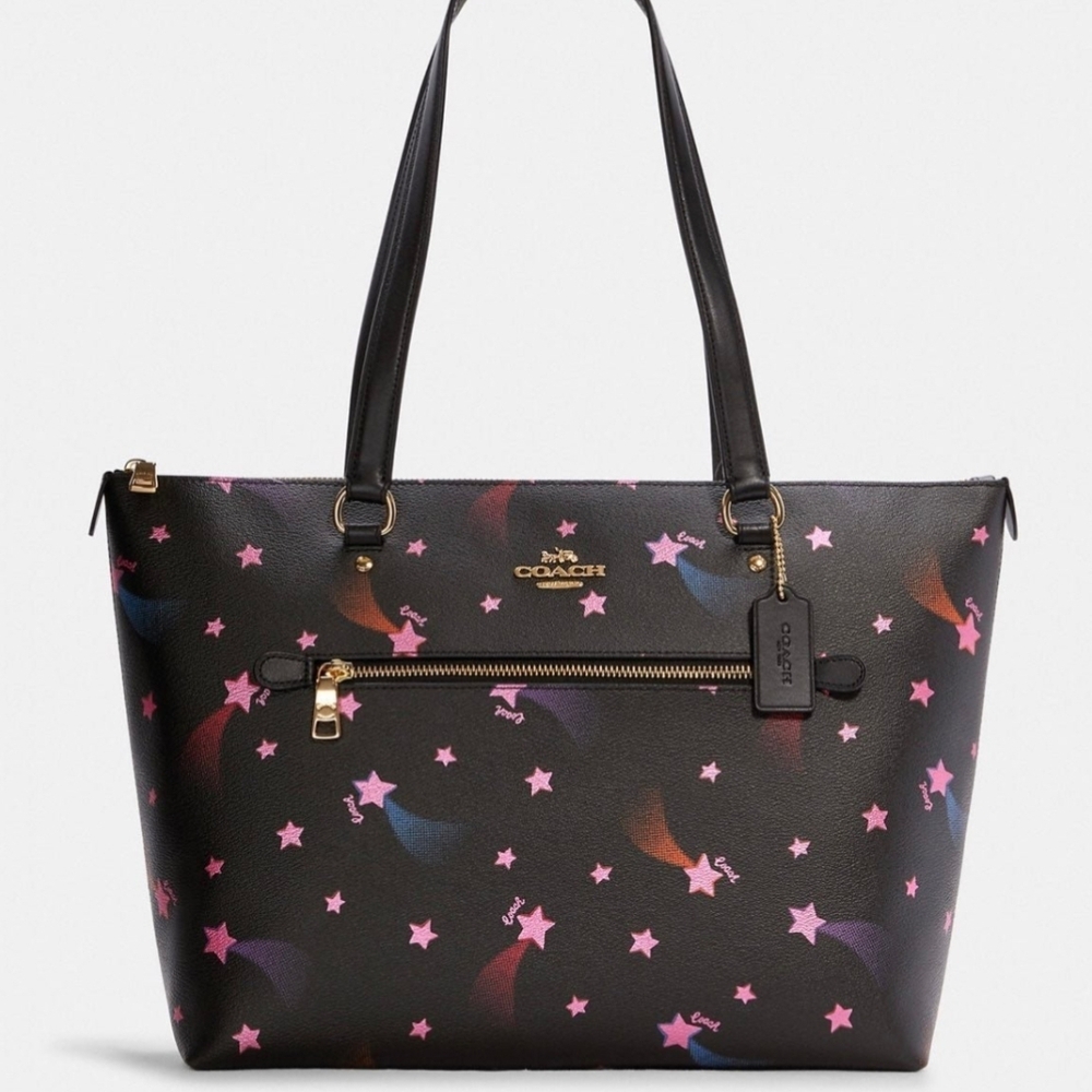 Coach Gallery Tote in Disco Star